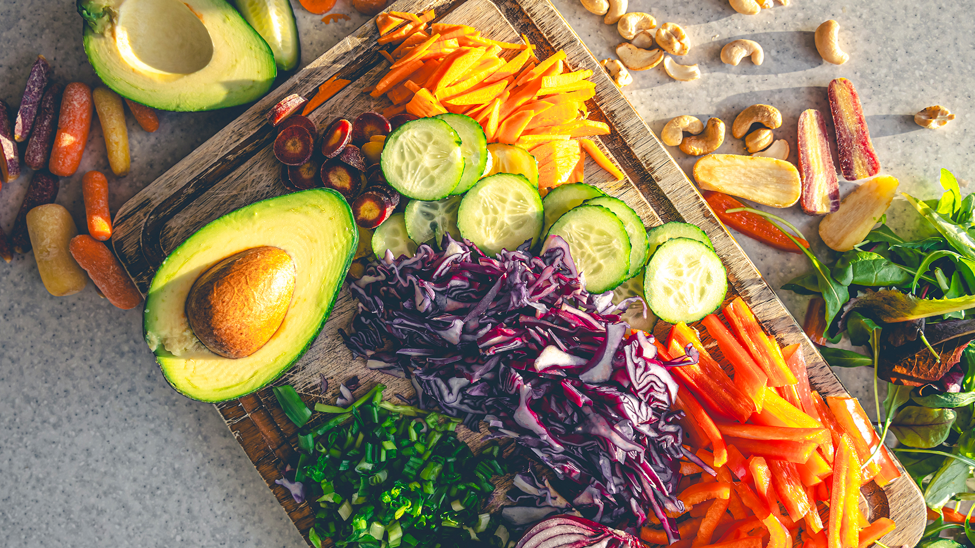 Opciones de alimentación saludable en la cafetería